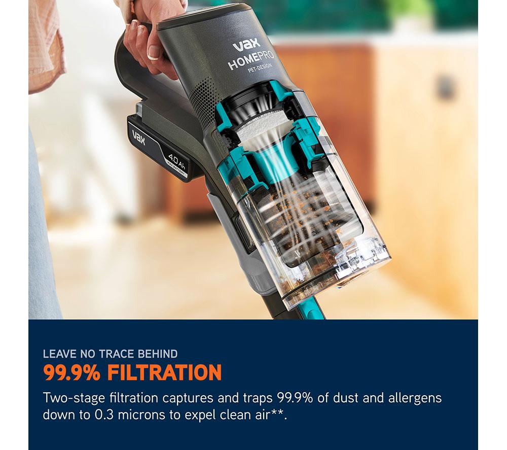 VAX HomePro Pet-Design CLSV-HPPC Cordless Vacuum Cleaner – Graphite & Teal