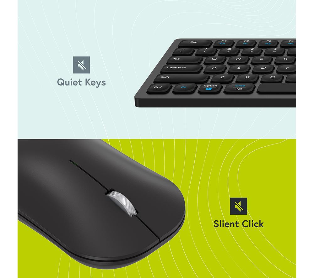 STYLETECH MK650 Wireless Keyboard & Mouse Set - Black