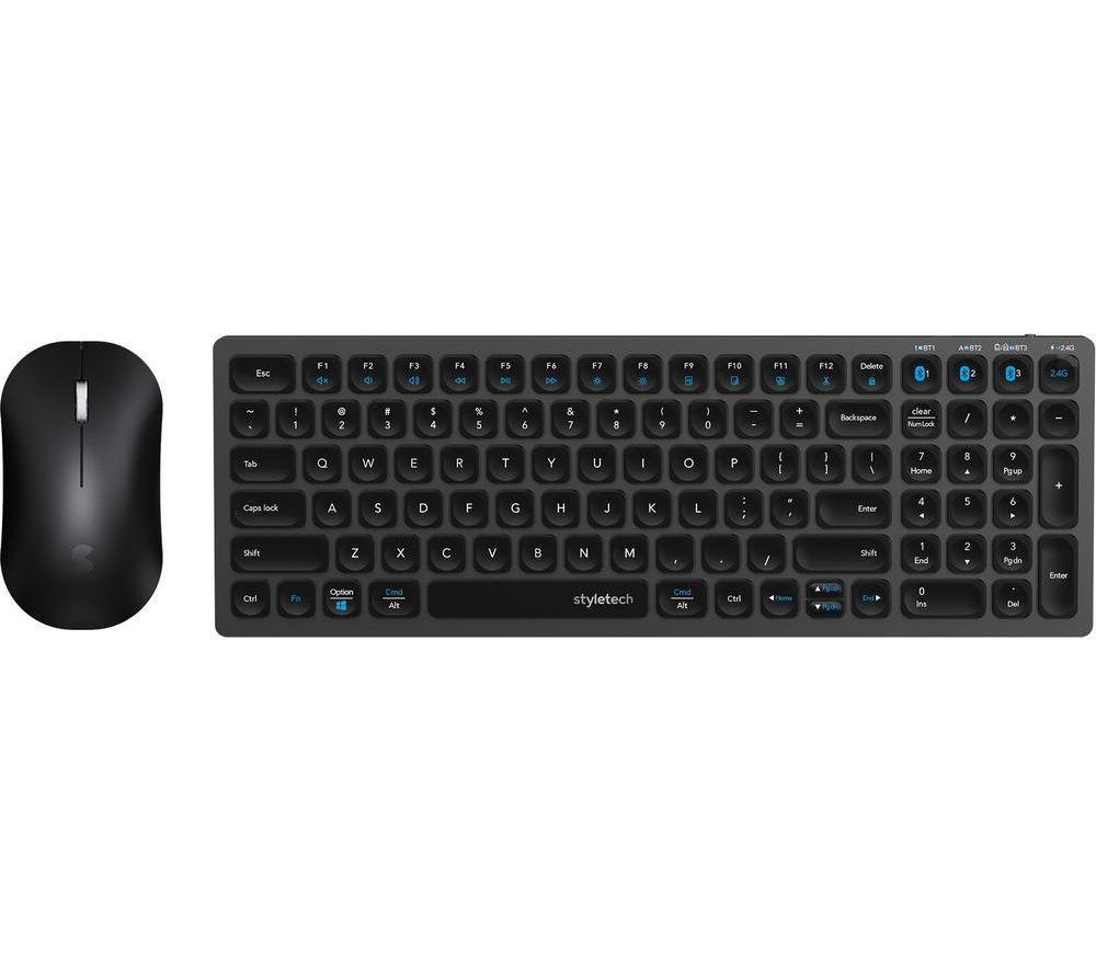 STYLETECH MK650 Wireless Keyboard & Mouse Set - Black