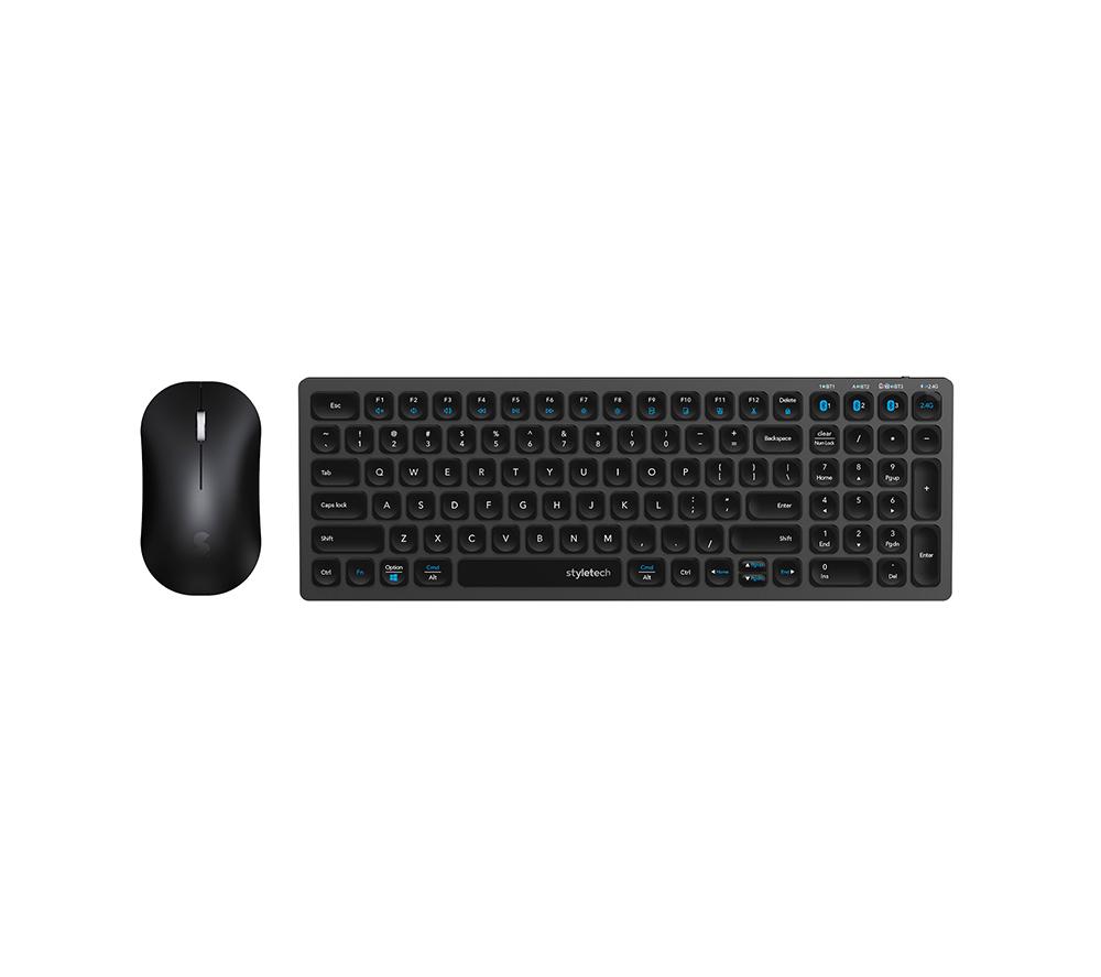 STYLETECH MK650 Wireless Keyboard & Mouse Set - Black
