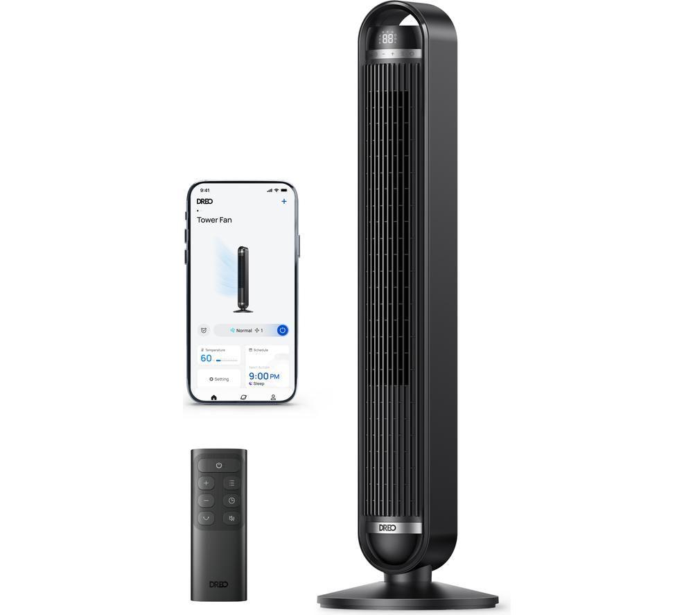 DREO Cruiser Pro T2 Smart Tower Fan - Black