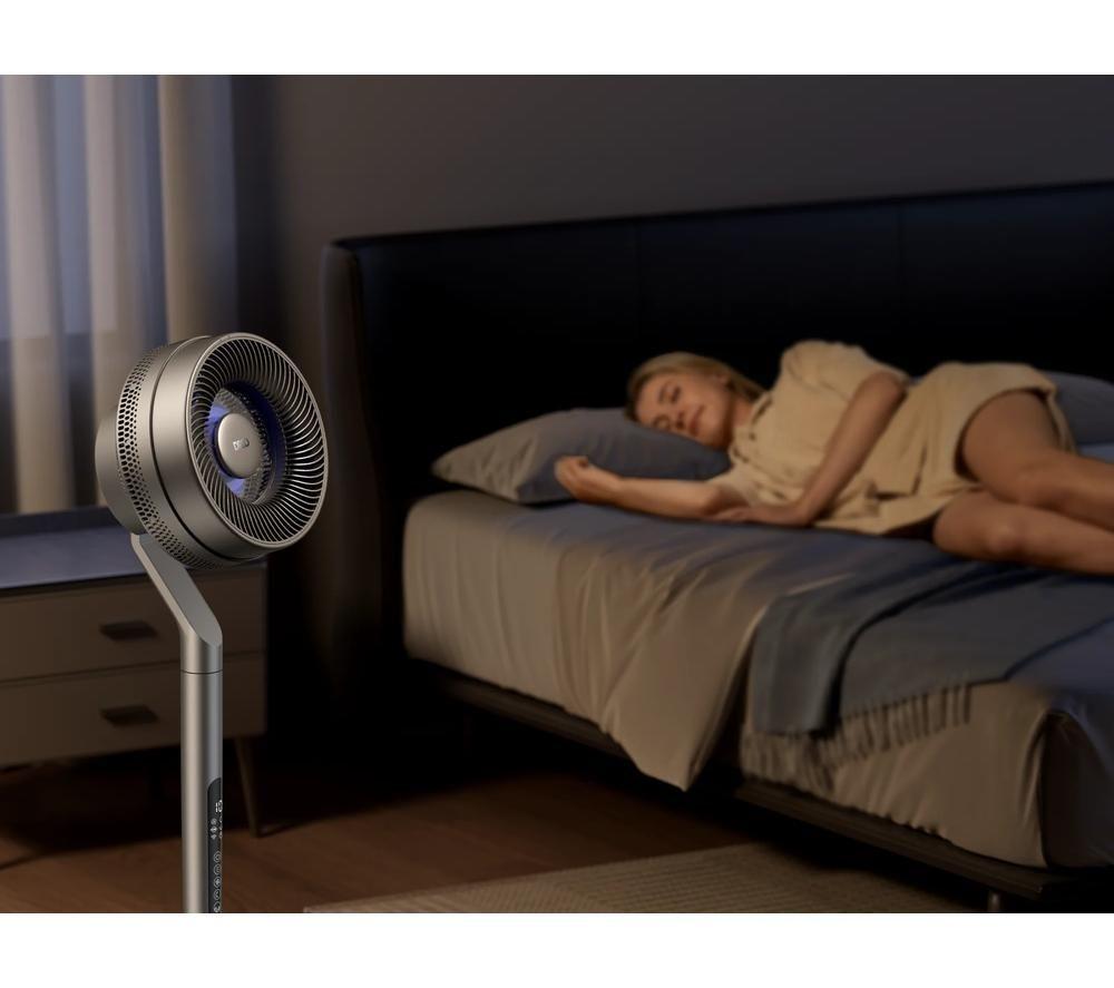 DREO PolyFan 815S Ventilador de Pedestal Inteligente - Plateado