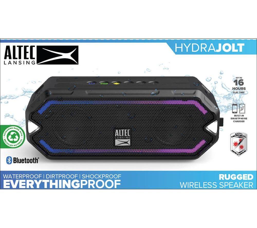ALTEC LANSING IMW1200 HydraJolt Portable Bluetooth Speaker - Black