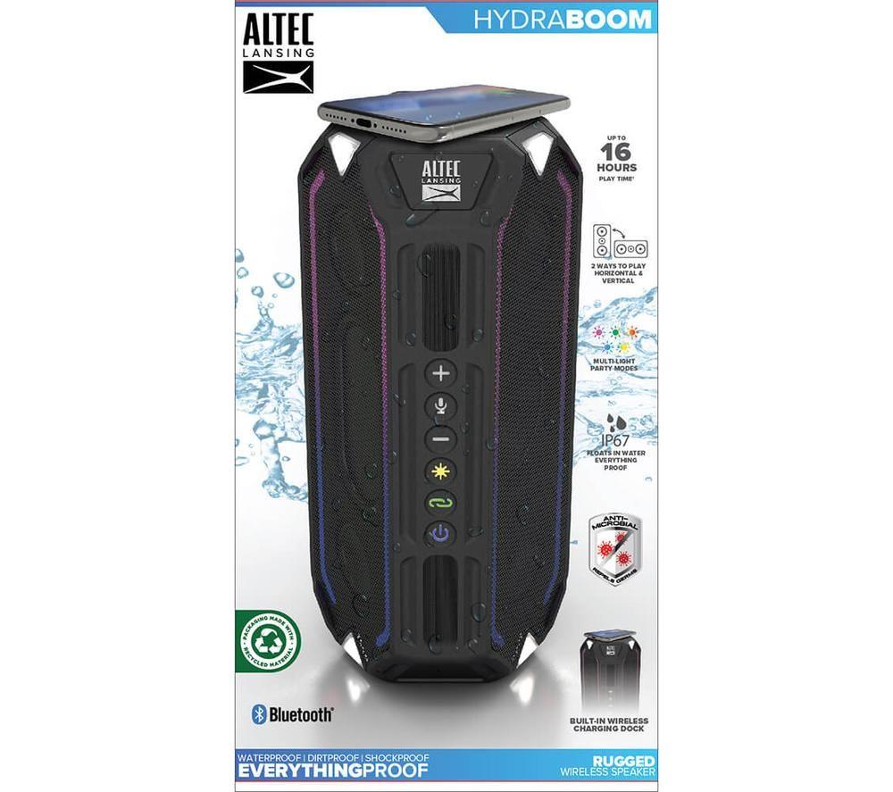 Altavoz Bluetooth portátil HydraBoom IMW1400 de ALTEC LANSING - Negro