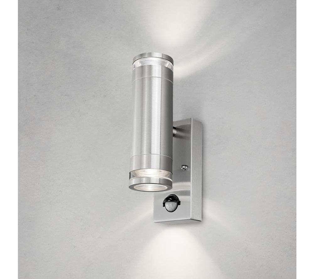 4LITE Marinus Range 4L2/2306 Smart LED Outdoor Wall Light - Stainless Steel, Twin Pack