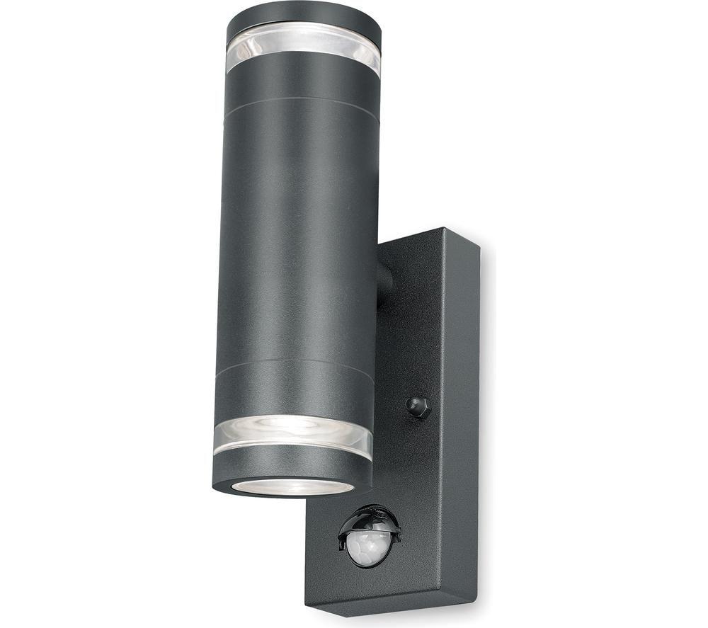 4LITE Marinus Range 4L2/2308 Smart LED Outdoor Wall Light - Anthracite, Twin Pack
