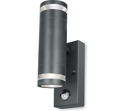 4LITE Marinus Range 4L2/2308 Smart LED Outdoor Wall Light - Anthracite, Twin Pack