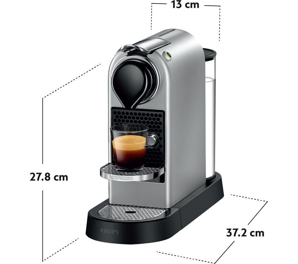 Cafetera Nespresso Citiz XN741B40 de Krups - Plata