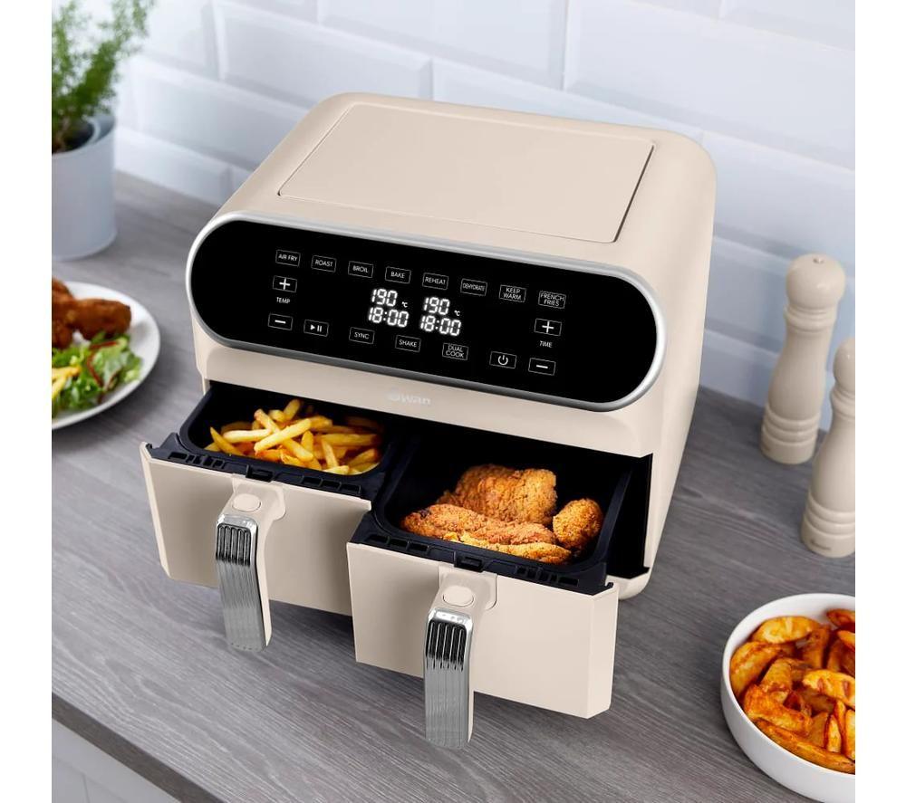 SWAN Retro SD10519C Air Fryer - Cream