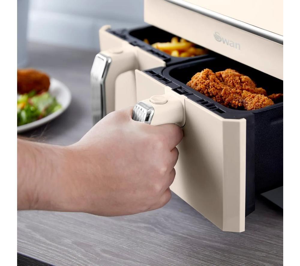 SWAN Retro SD10519C Air Fryer - Cream