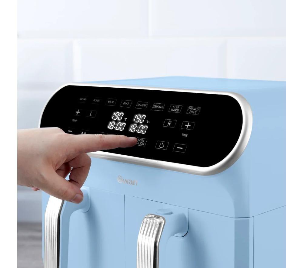 SWAN Retro SD10519BLU Air Fryer - Blue