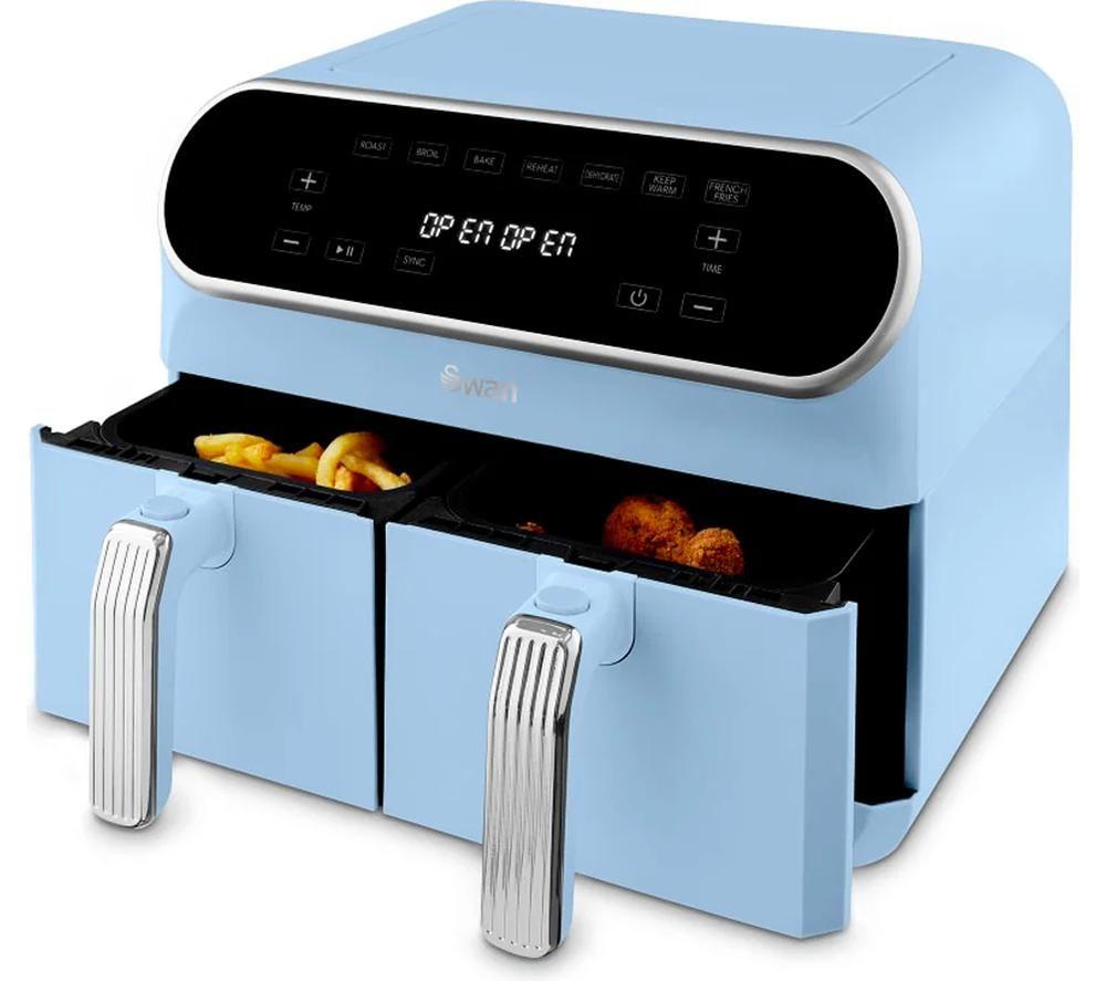 SWAN Retro SD10519BLU Air Fryer - Blue