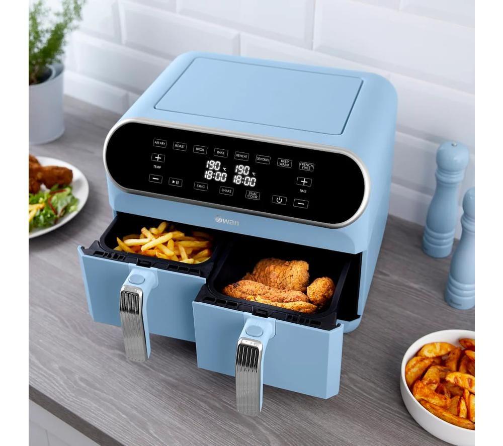 SWAN Retro SD10519BLU Air Fryer - Blue