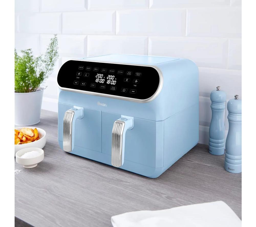 SWAN Retro SD10519BLU Heißluftfritteuse - Blau