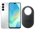 SAMSUNG Galaxy A16 (128 GB, Silver) & SmartTag2 Bundle