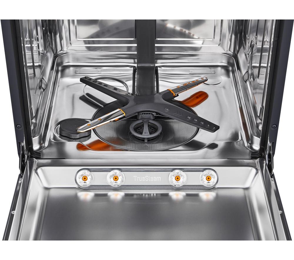 Lavavajillas LG Serie 7 TrueSteam QuadWash DF587HMS de tamaño completo con WiFi - Negro