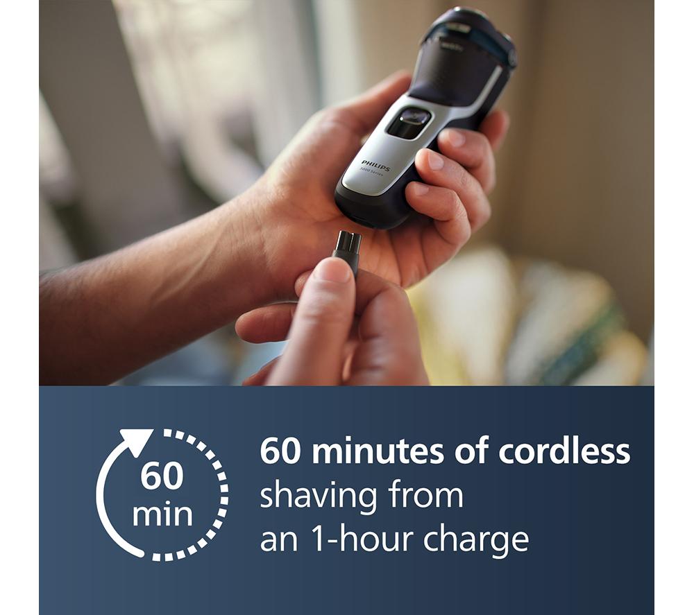 PHILIPS Series 3000 S3143/00 Wet & Dry Rotary Shaver - Silver