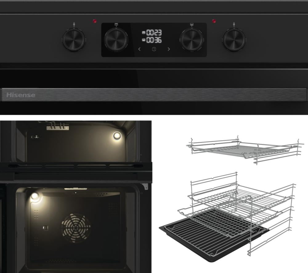 Cocina de inducción eléctrica HISENSE Hi6 Max 80/50L HDCEIT6C20B de 60 cm - Negra