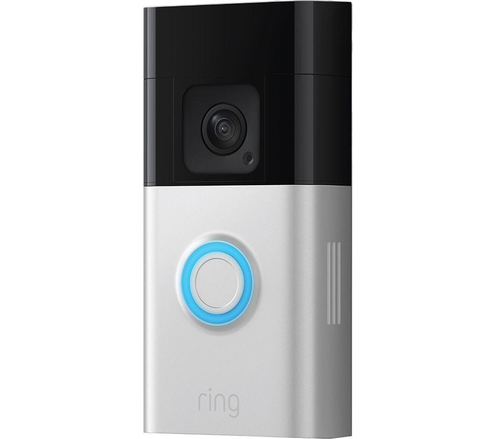AMAZON Battery Video Doorbell Plus & Echo Pop (1st Gen, Charcoal) Smart Speaker with Alexa Bundle