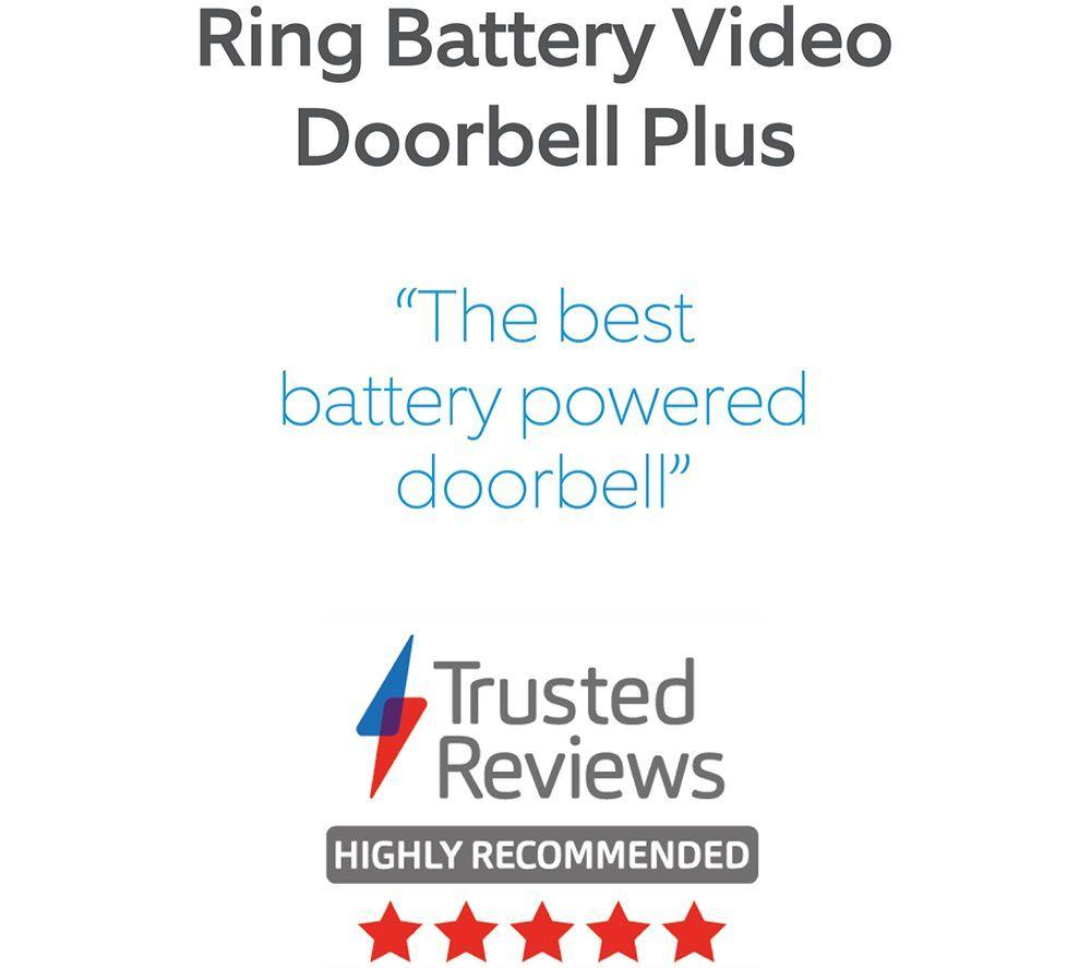 AMAZON Battery Video Doorbell Plus & Echo Pop (1st Gen, Charcoal) Smart Speaker with Alexa Bundle