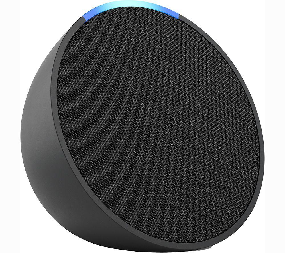 AMAZON Battery Video Doorbell Plus & Echo Pop (1st Gen, Charcoal) Smart Speaker with Alexa Bundle