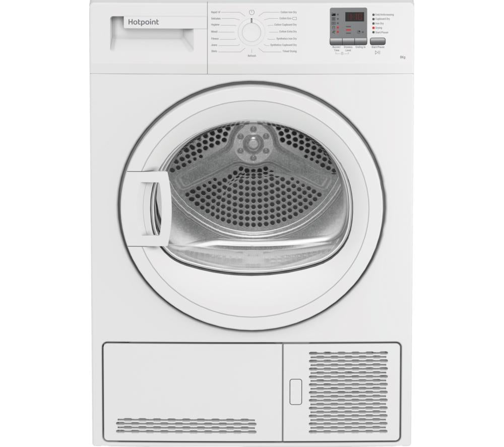 HOTPOINT C HD C82 WWGD UK 8 kg Condenser Tumble Dryer - White