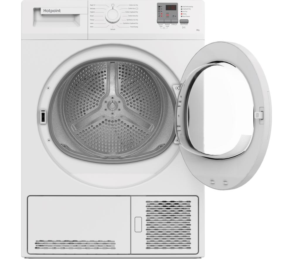 Secadora de condensación Hotpoint C HD C82 WWGD UK de 8 kg - Blanca