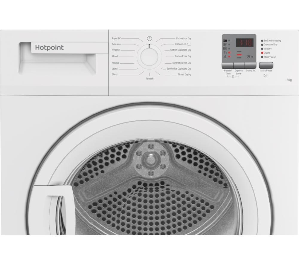 Secadora de condensación Hotpoint C HD C82 WWGD UK de 8 kg - Blanca