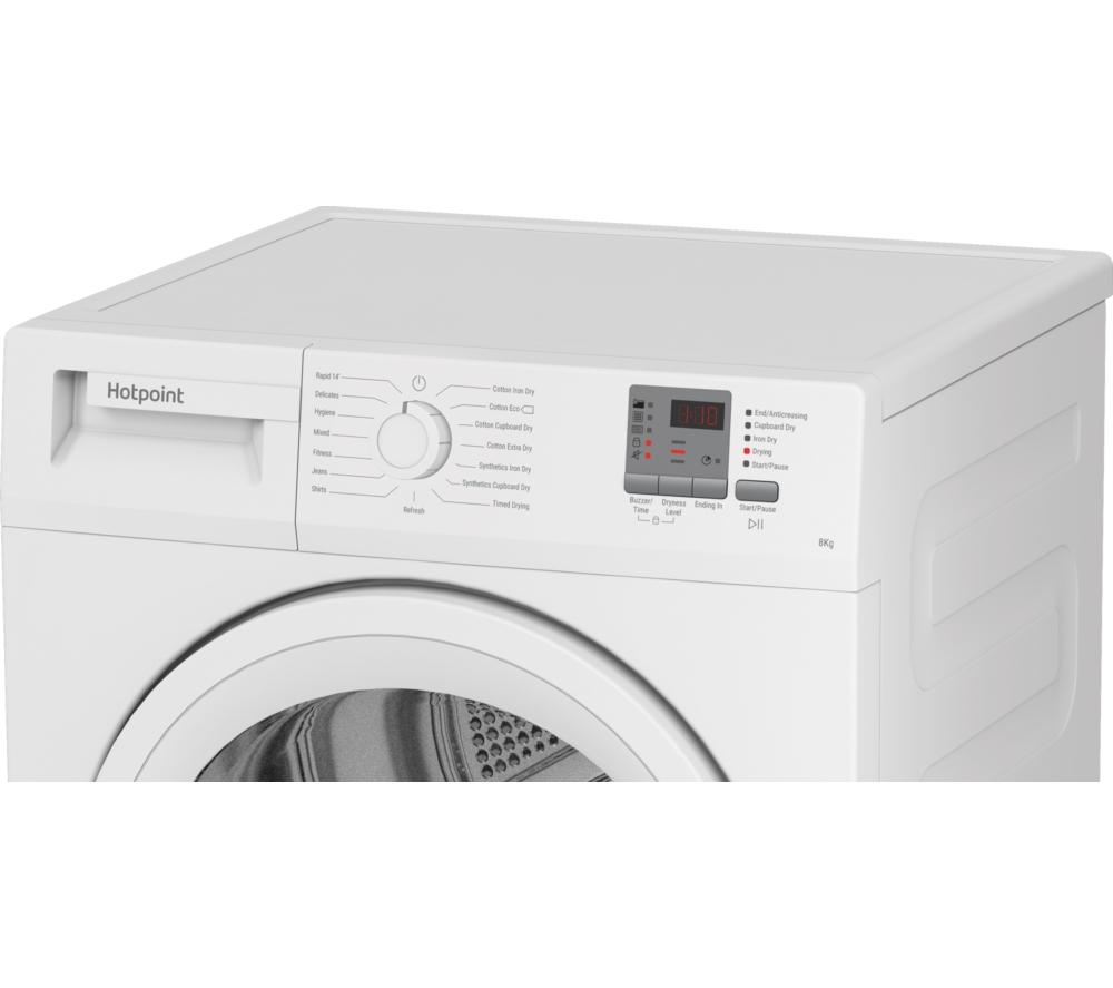 Secadora de condensación Hotpoint C HD C82 WWGD UK de 8 kg - Blanca