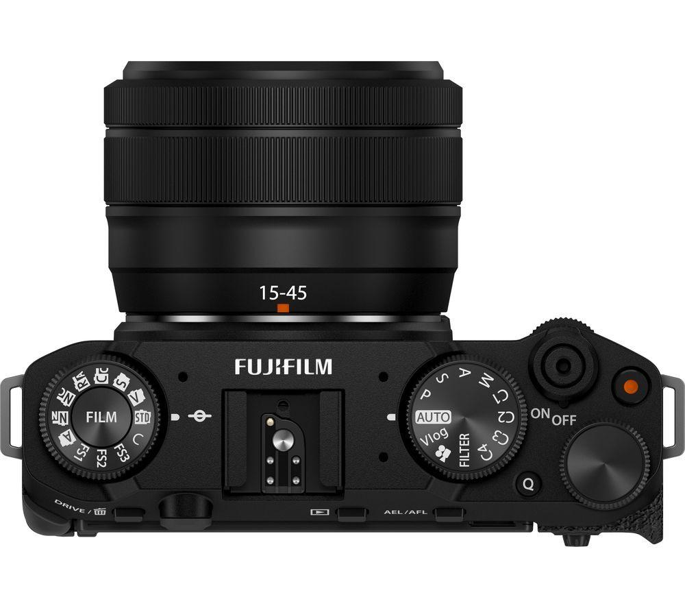 FUJIFILM X-M5 Mirrorless Camera with FUJINON XC 15-45 mm f/3.5-5.6 OIS PZ Lens - Black