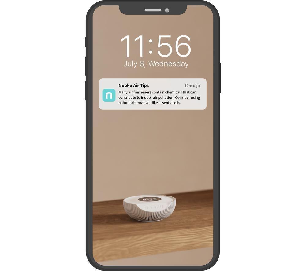 NOOKU Fusion Smarter Luftqualitätssensor – Weiß