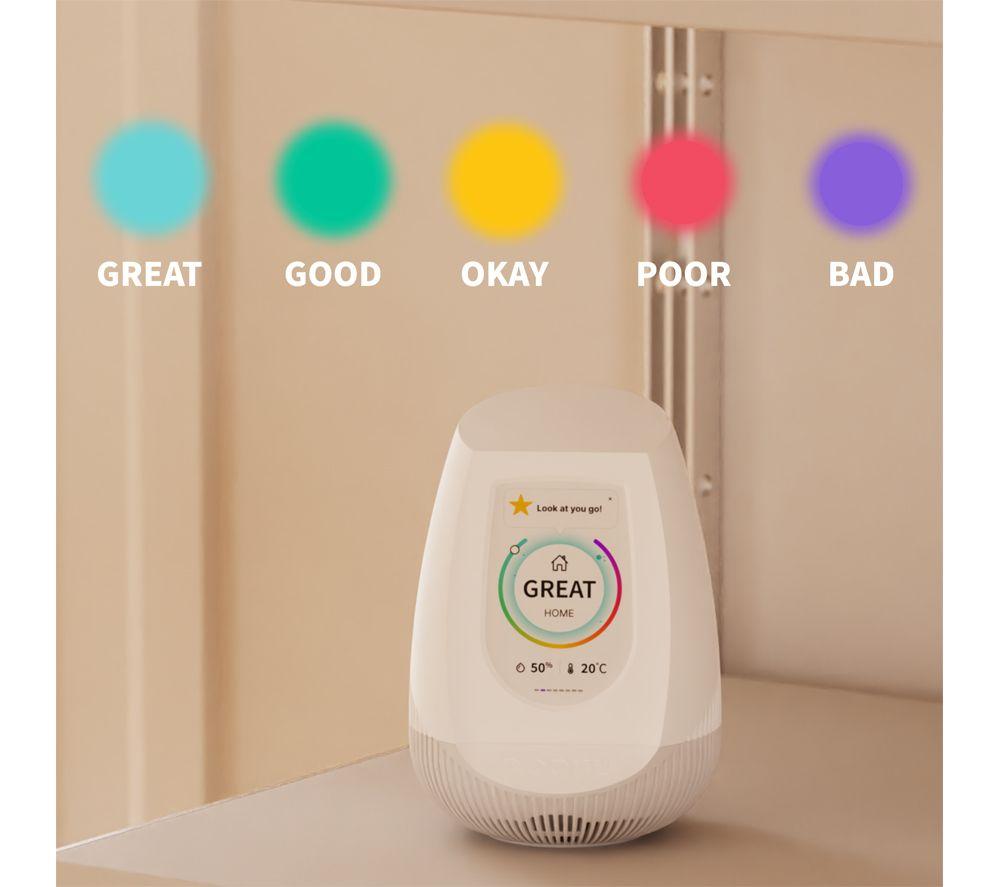 NOOKU Multi Smart Indoor Air Quality Monitor - White
