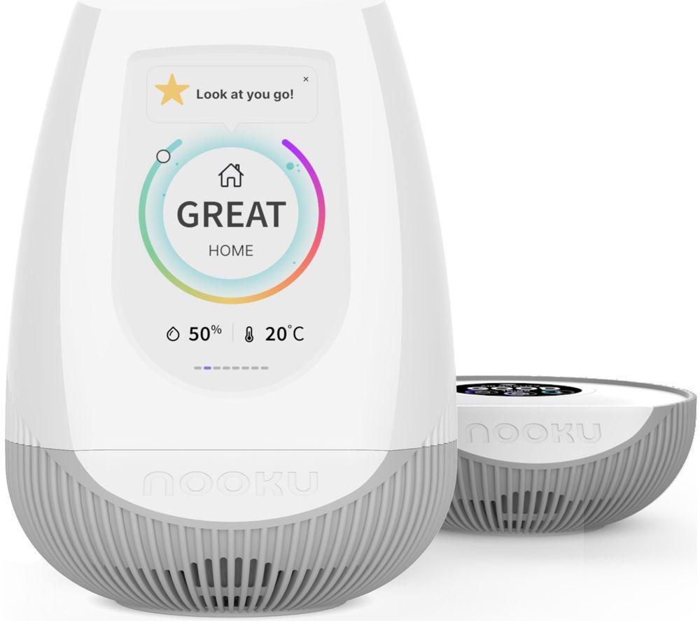 NOOKU Multi Smart Indoor Air Quality Monitor - White