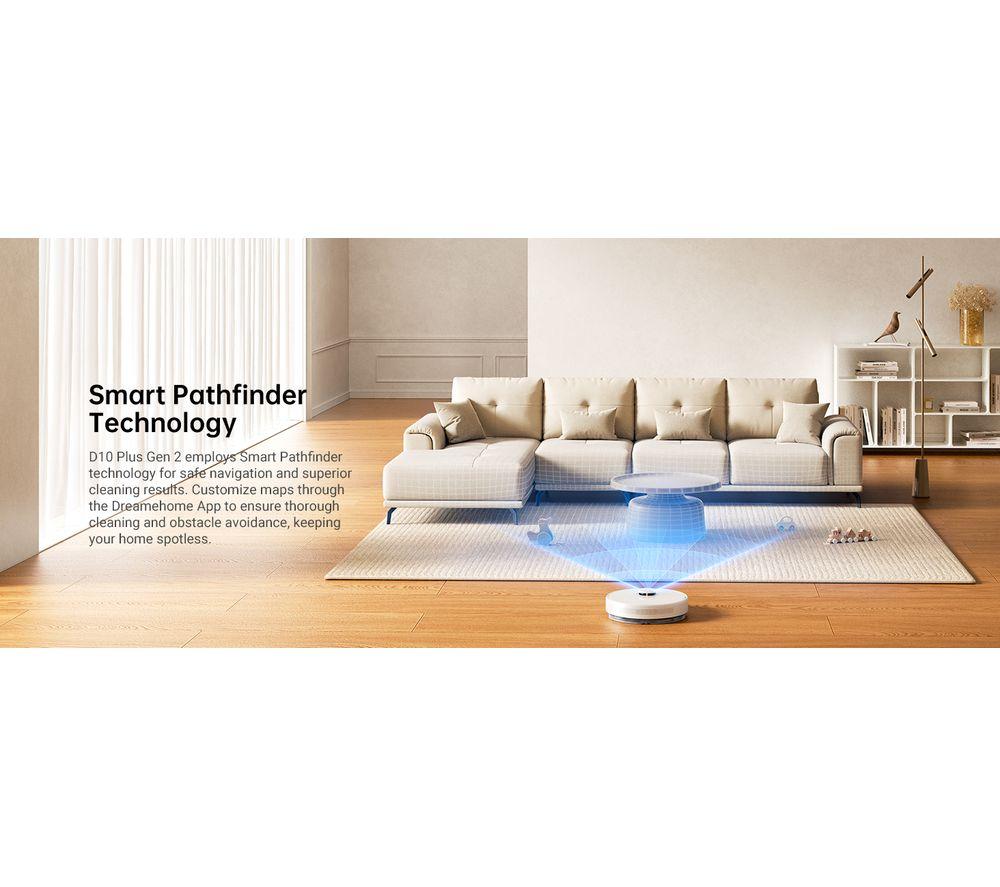 DREAME D10 Plus Gen 2 Smart Robot Vacuum Cleaner - White