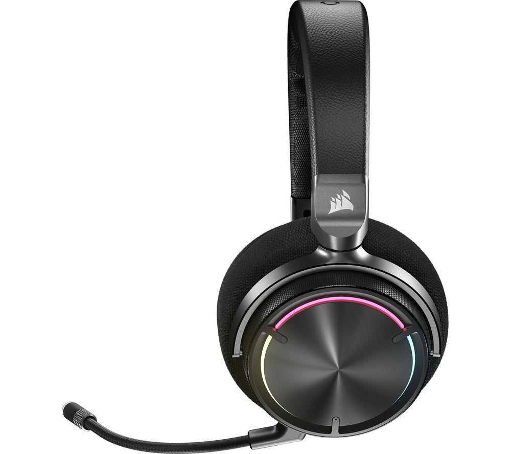 CORSAIR Virtuoso Max kabelloses Gaming-Headset mit Geräuschunterdrückung – Carbon