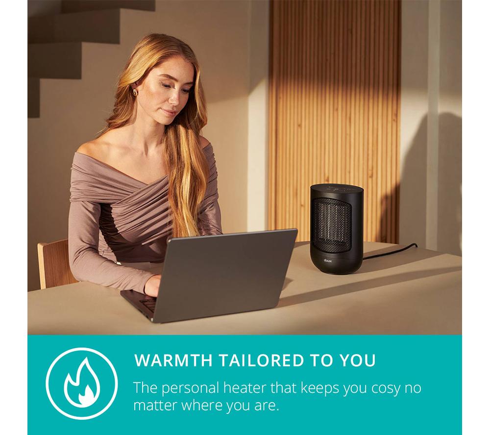 DUUX Zone DXCH41UK Hot & Cool Personal Fan Heater - Black