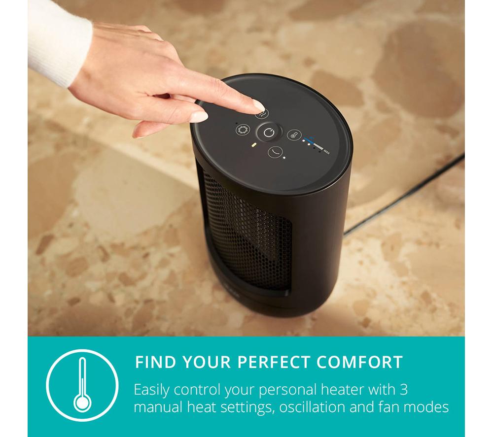 DUUX Zone DXCH41UK Hot & Cool Personal Fan Heater - Black