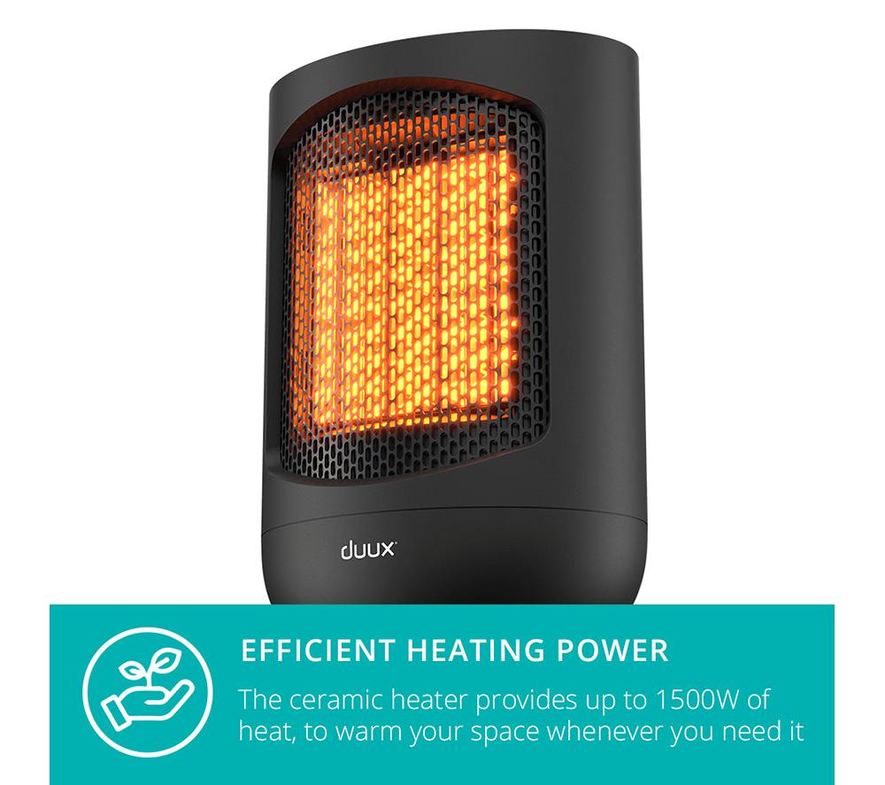 DUUX Zone DXCH41UK Hot & Cool Personal Fan Heater - Black