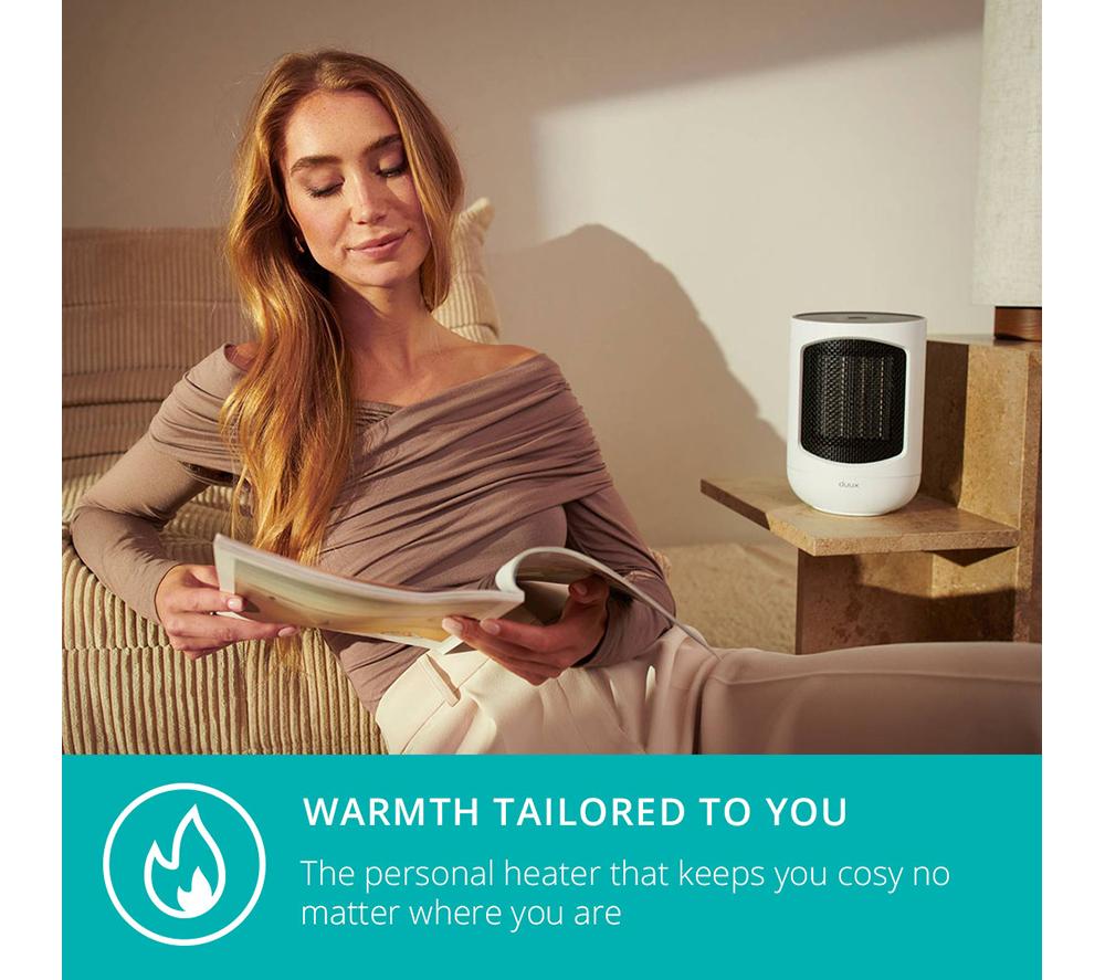 DUUX Zone DXCH43UK Hot & Cool Personal Fan Heater - White