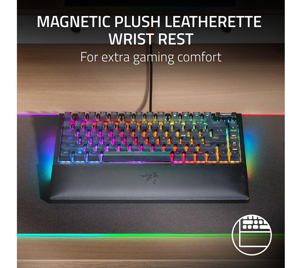 RAZER BlackWidow V4 Pro 75% Mechanical Gaming Keyboard - Black, US Layout