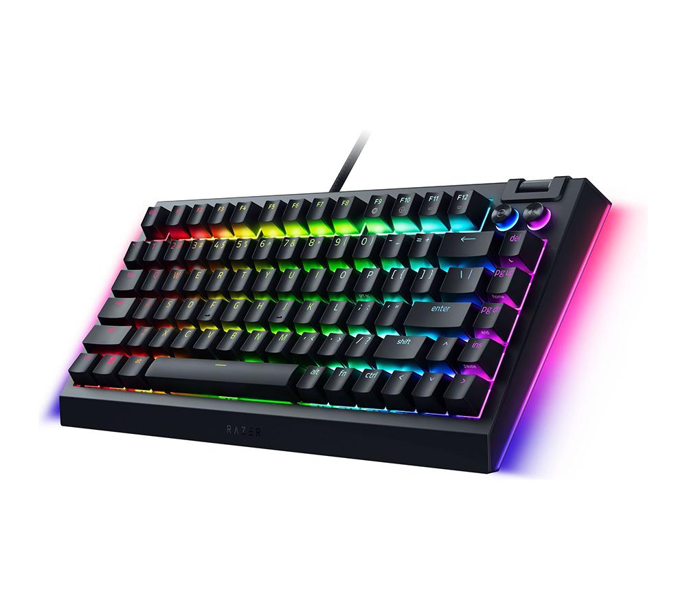 RAZER BlackWidow V4 Pro 75% Mechanical Gaming Keyboard - Black, US Layout