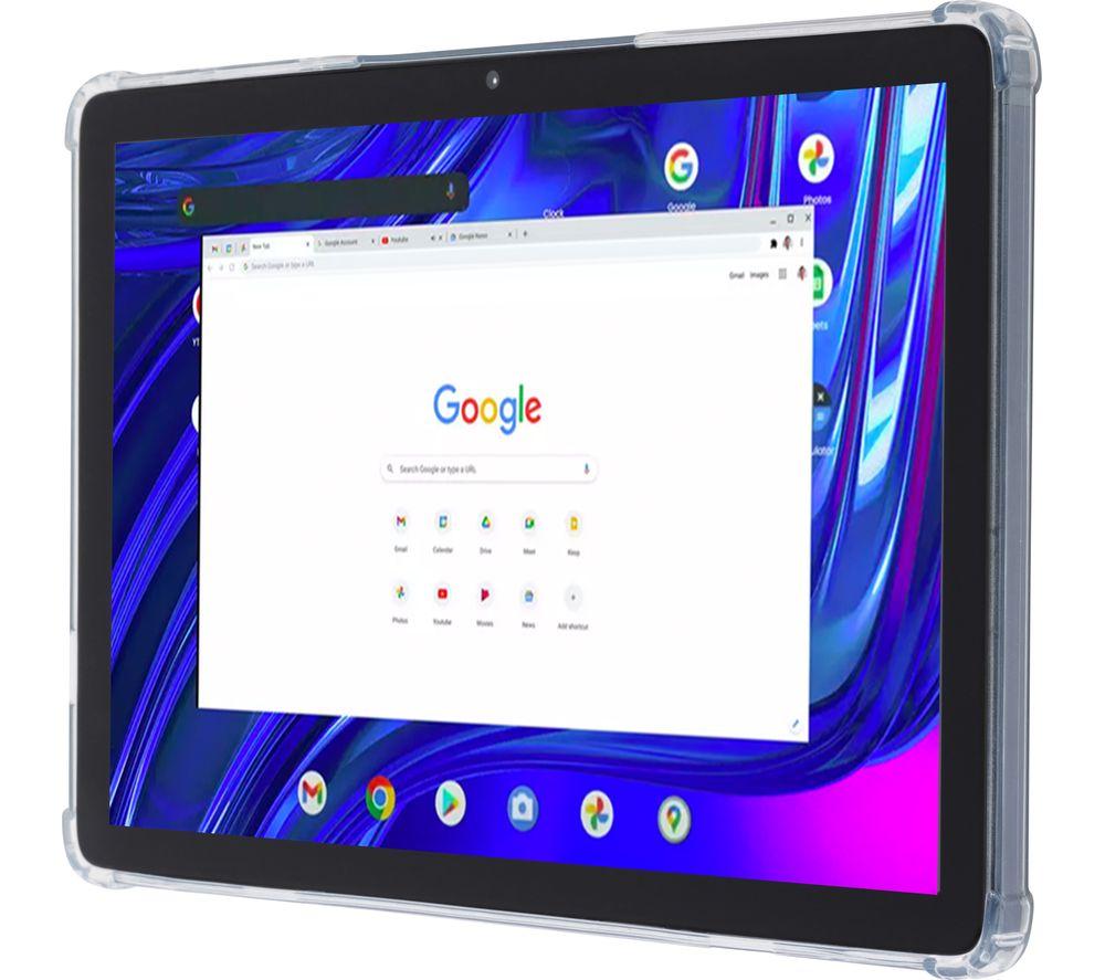 ENTITY G10 XM Metal 10.1" Tablet with Bumper Case - 32 GB, Grey