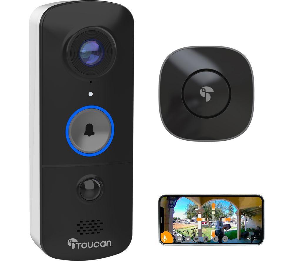 TOUCAN V3 1296p WiFi Video Doorbell & Chime