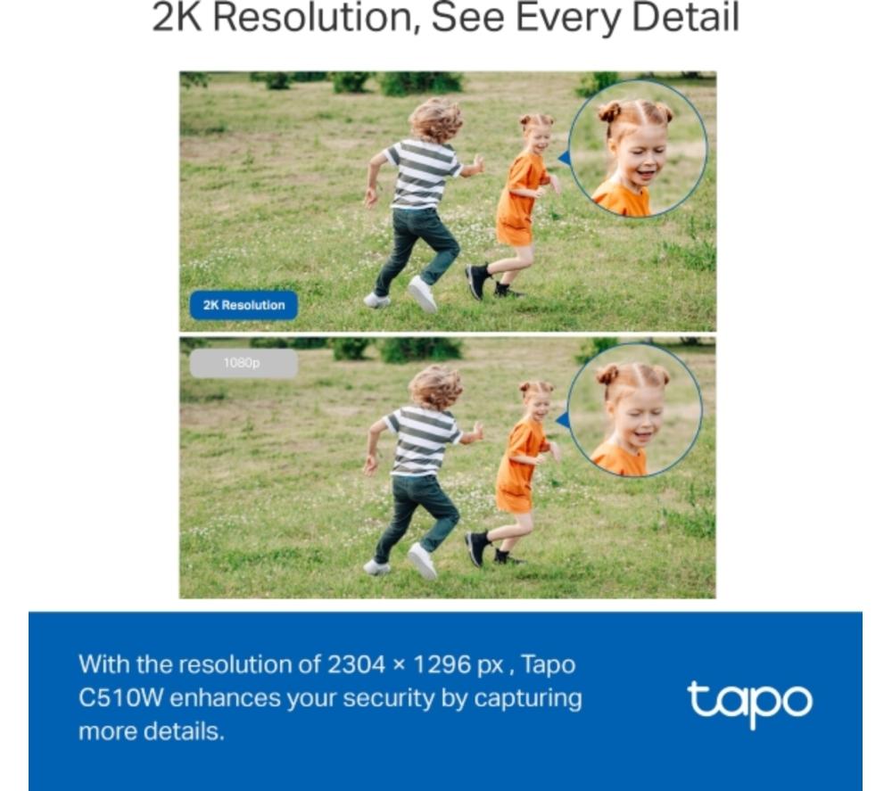TP-LINK Tapo C510W 2K WiFi Security Camera