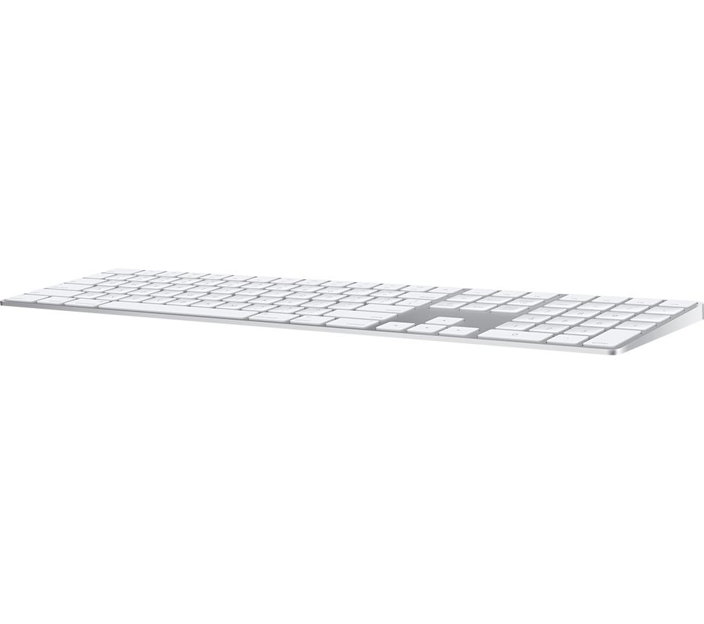 Teclado inalámbrico Apple Magic con Touch ID y teclado numérico - Blanco