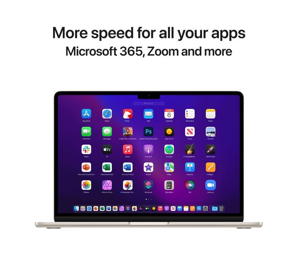 APPLE MacBook Air 13.6" (2022) - M2, 256 GB SSD, color estrella