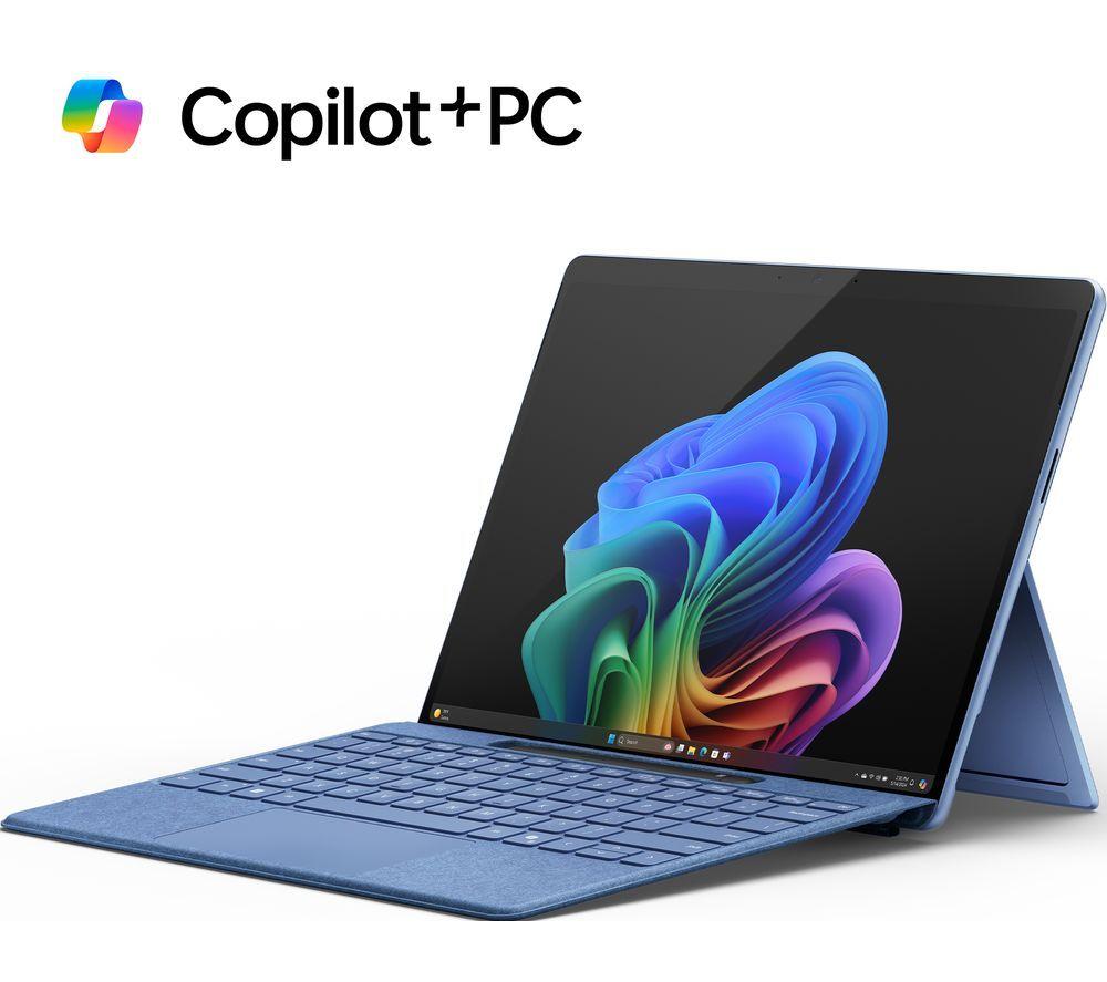 MICROSOFT 13" Surface Pro, Copilot+ PC - Snapdragon X Plus, 512 GB SSD, Sapphire
