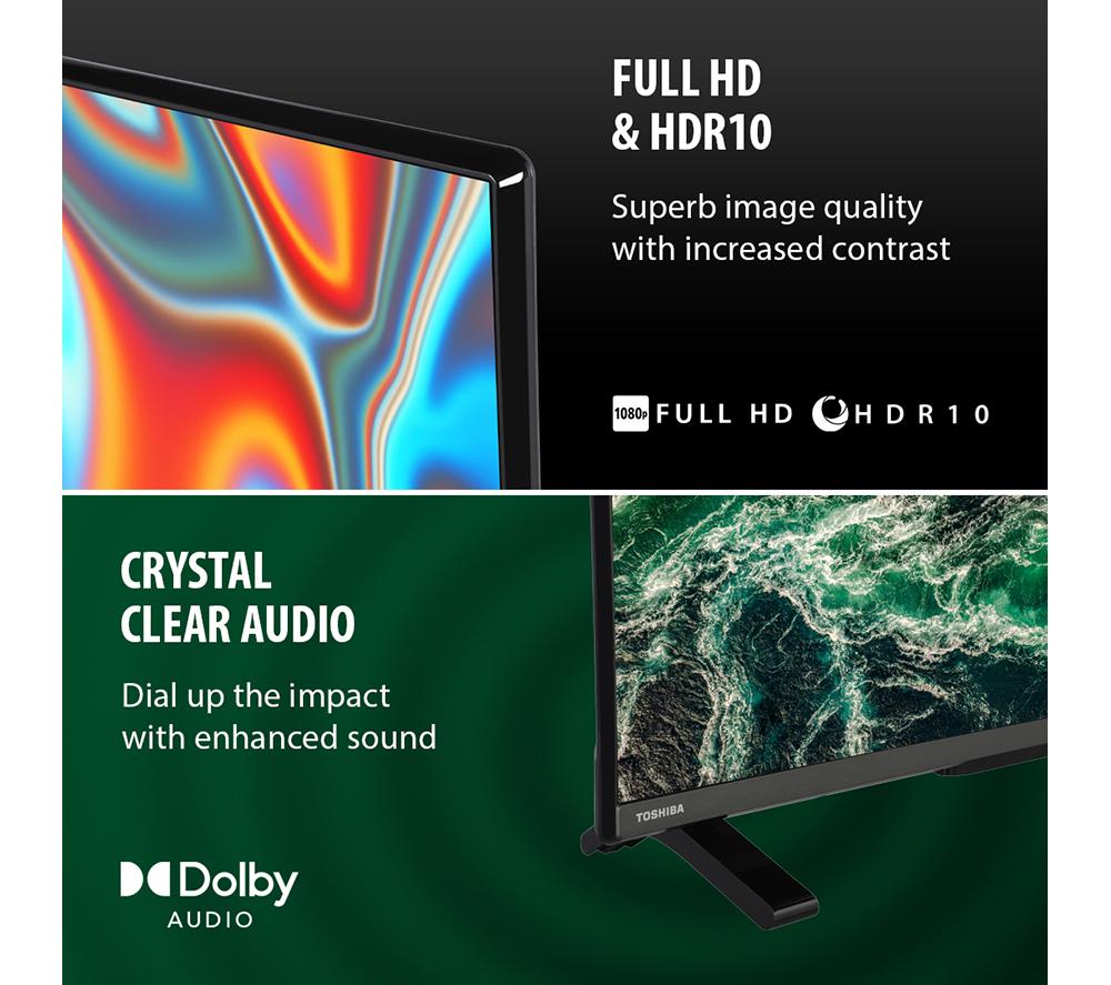 TOSHIBA Fire TV 40LF2F53DB 40" Smart Full HD HDR LED TV with Amazon Alexa