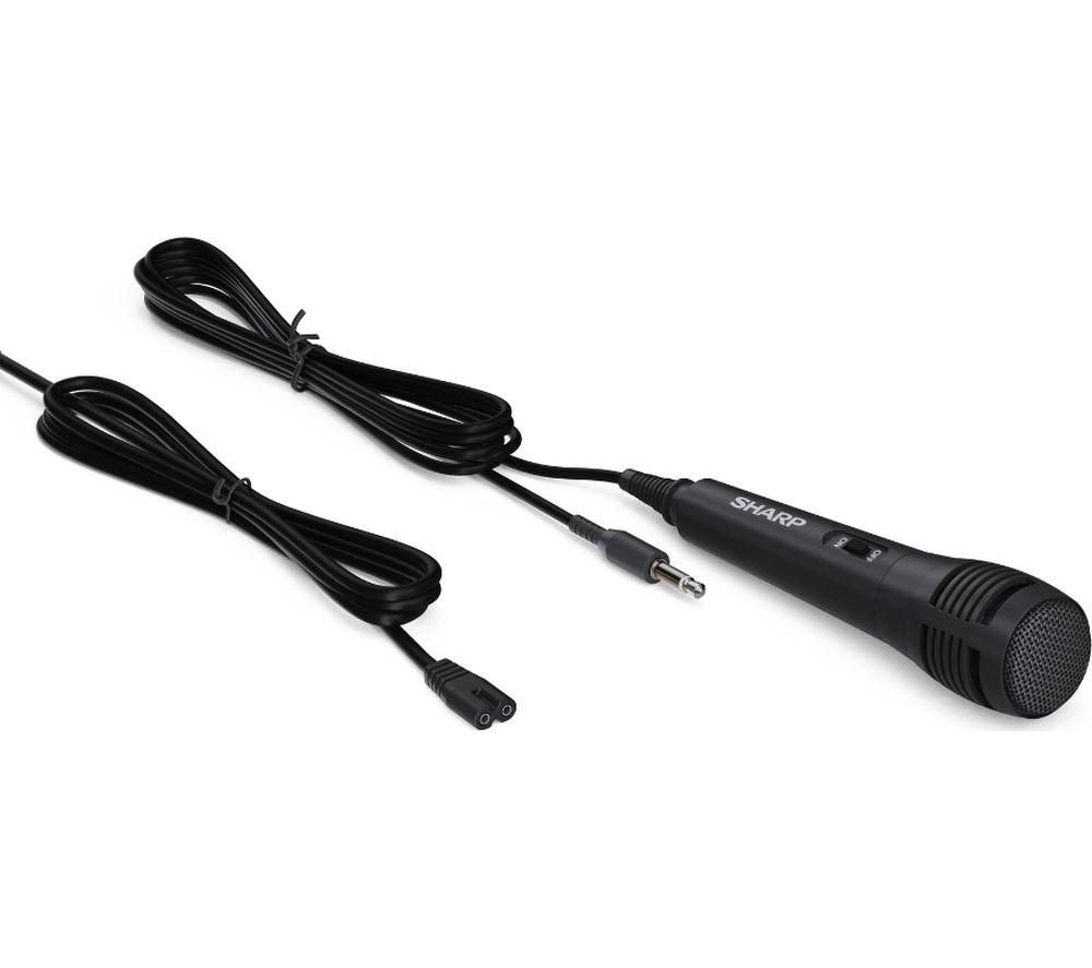 Altavoz para fiestas portátil Bluetooth de megasonido SHARP XParty Sing PS-931 – Negro