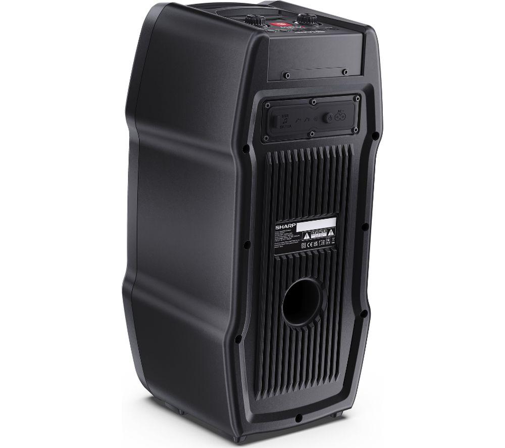 Altavoz para fiestas portátil Bluetooth de megasonido SHARP XParty Sing PS-931 – Negro